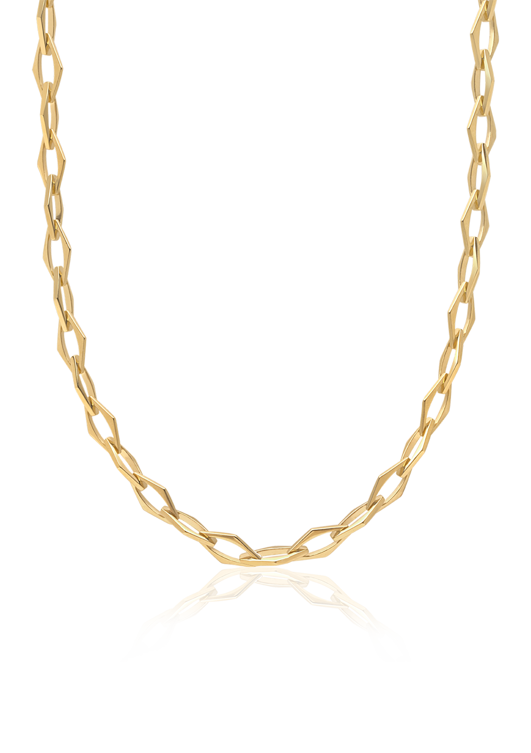 Small Hex Link Necklace