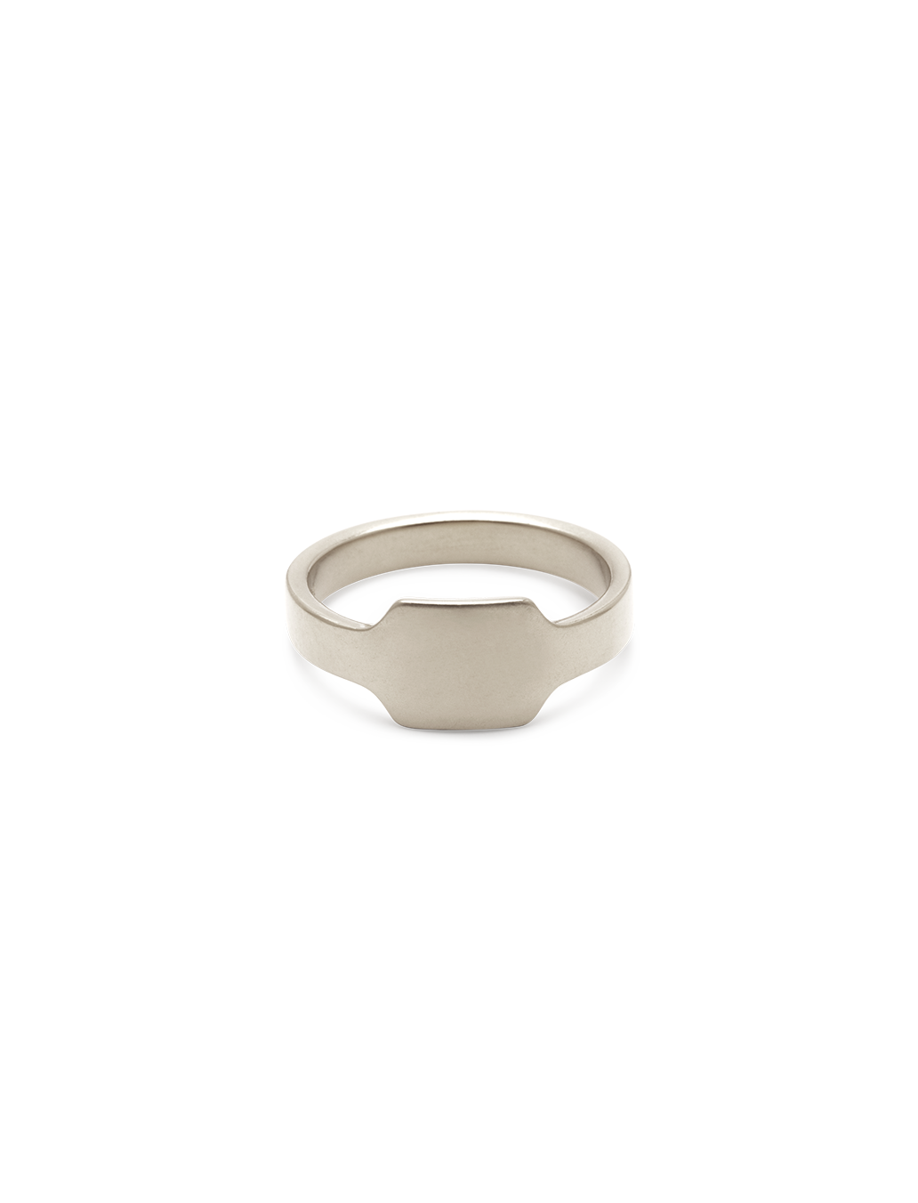 Silver Cigar Signet Ring