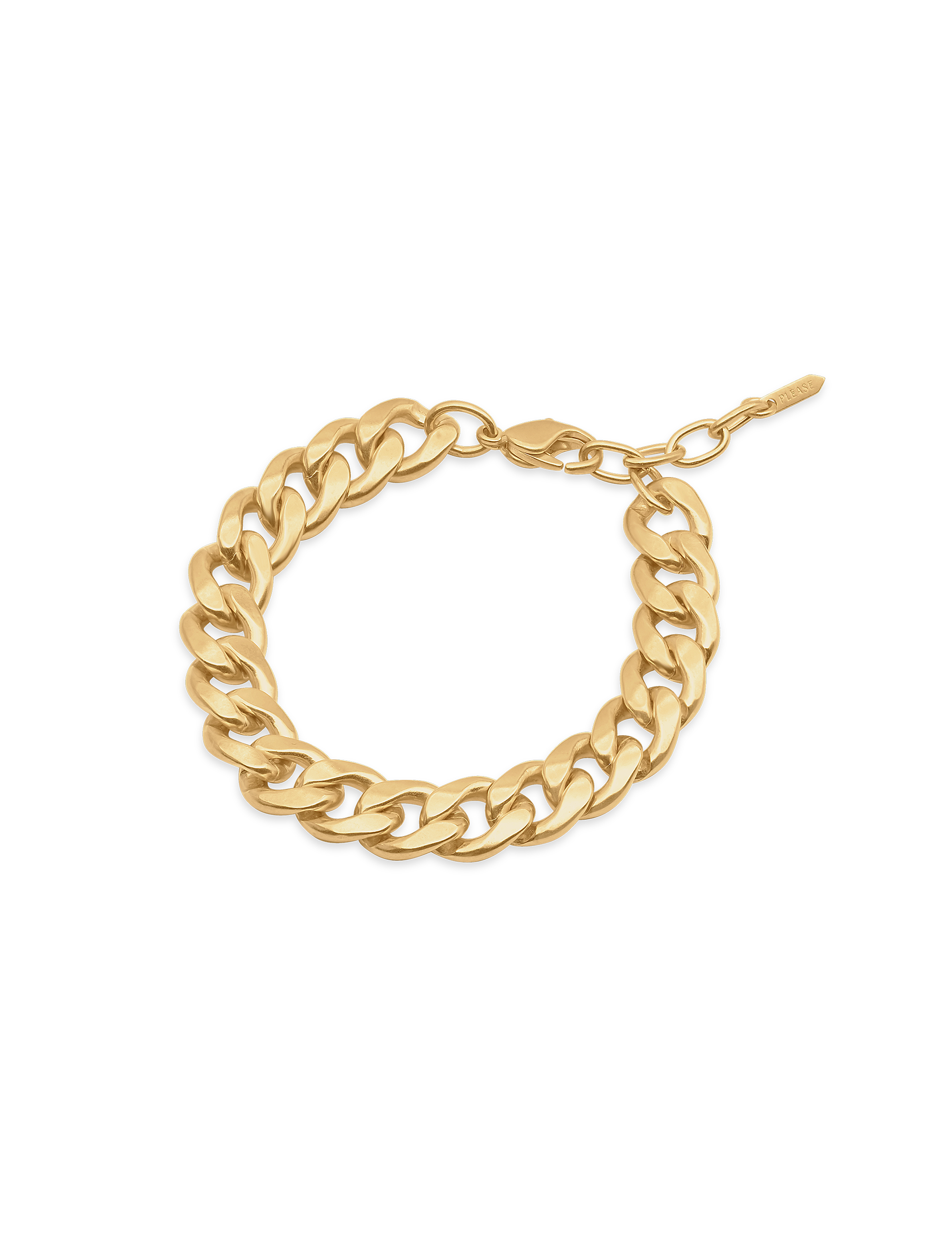 Extra Large Curb Chain Bracelet – pleaserepeat