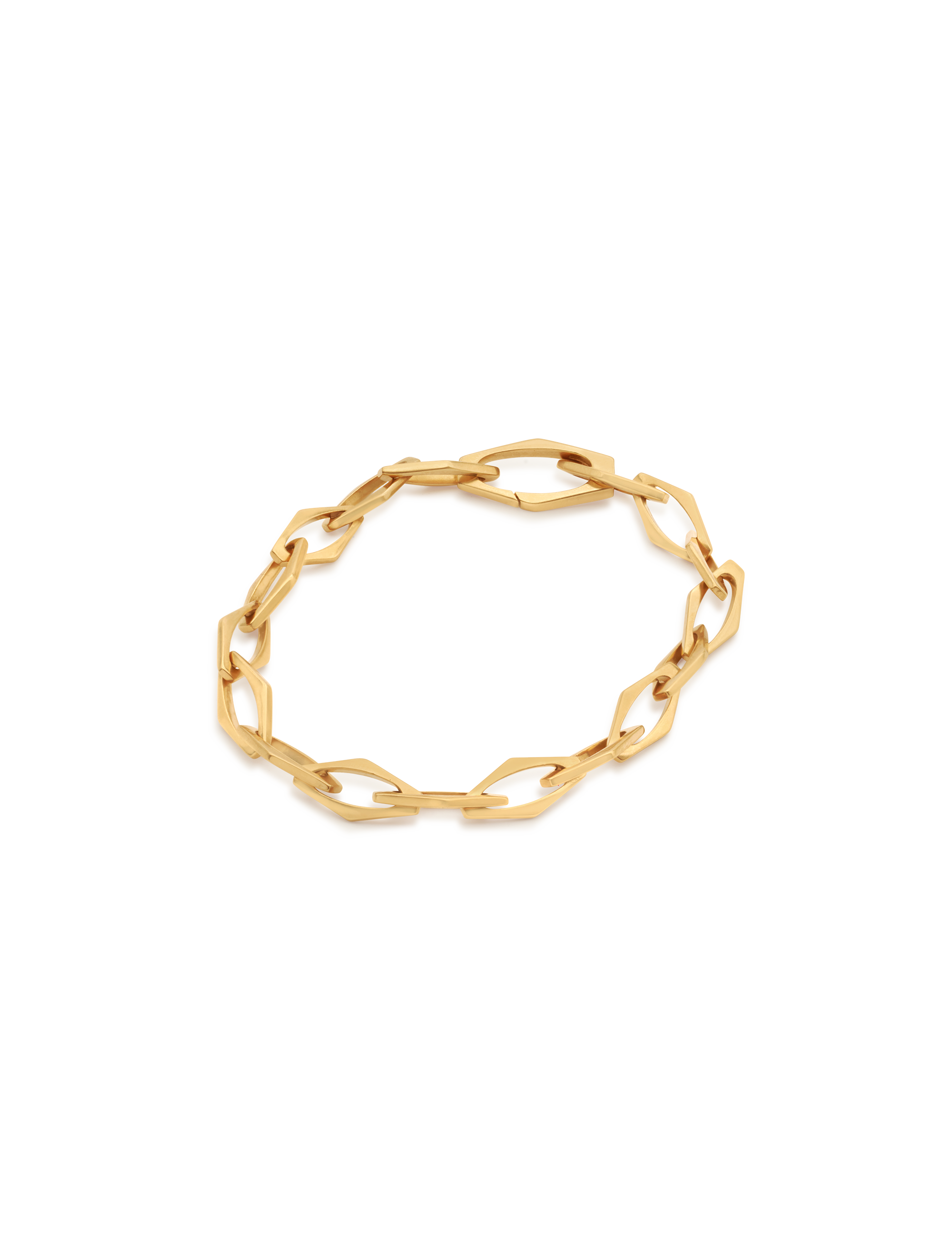 Link Chain Hexa Bar Bracelet