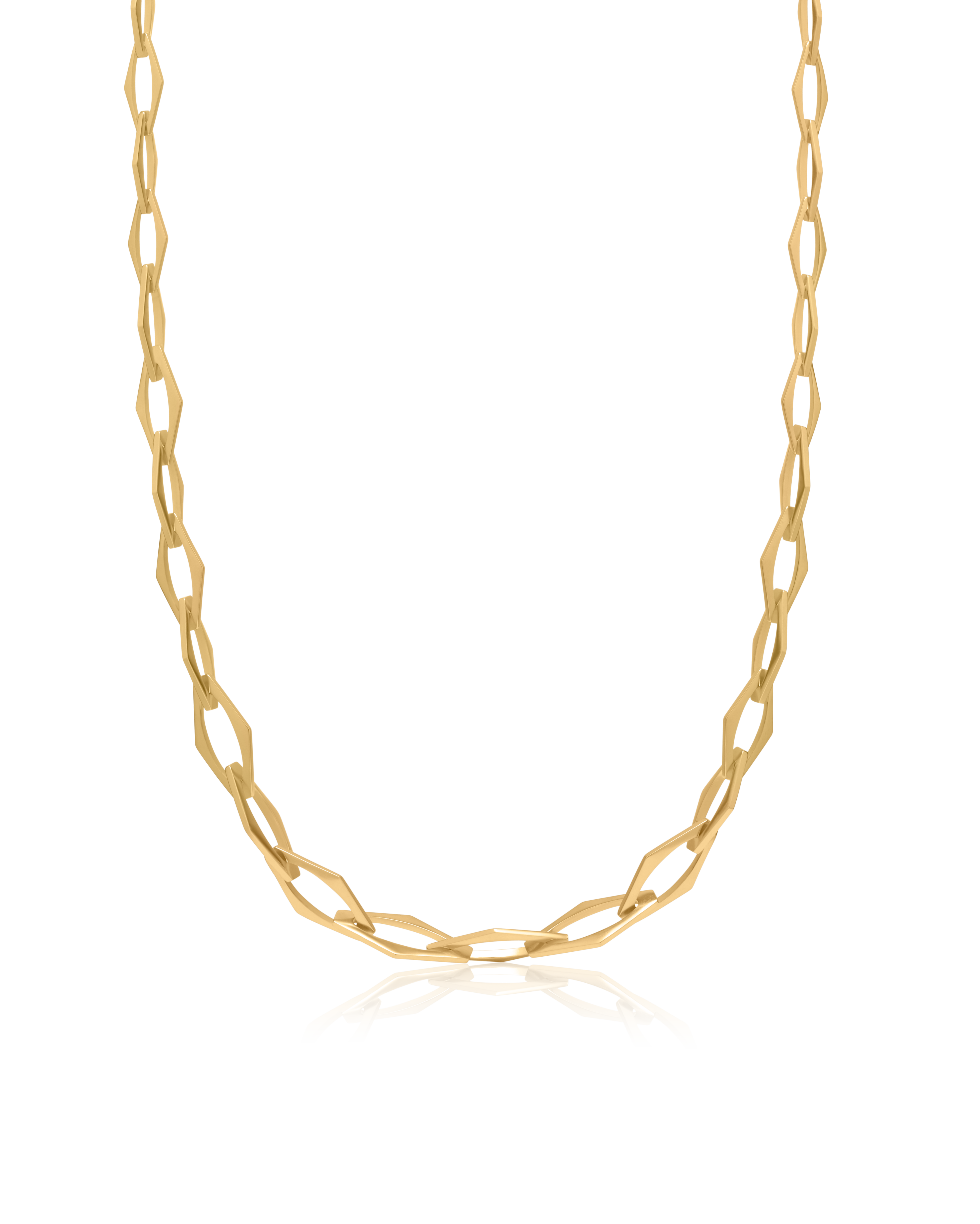 Graduated Hex Link Necklace – pleaserepeat