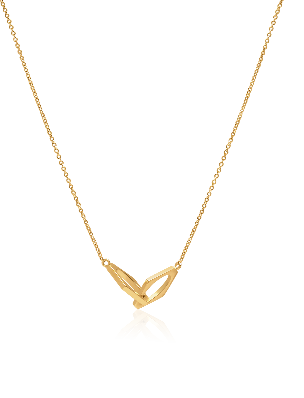 Double Hex Link Necklace – pleaserepeat