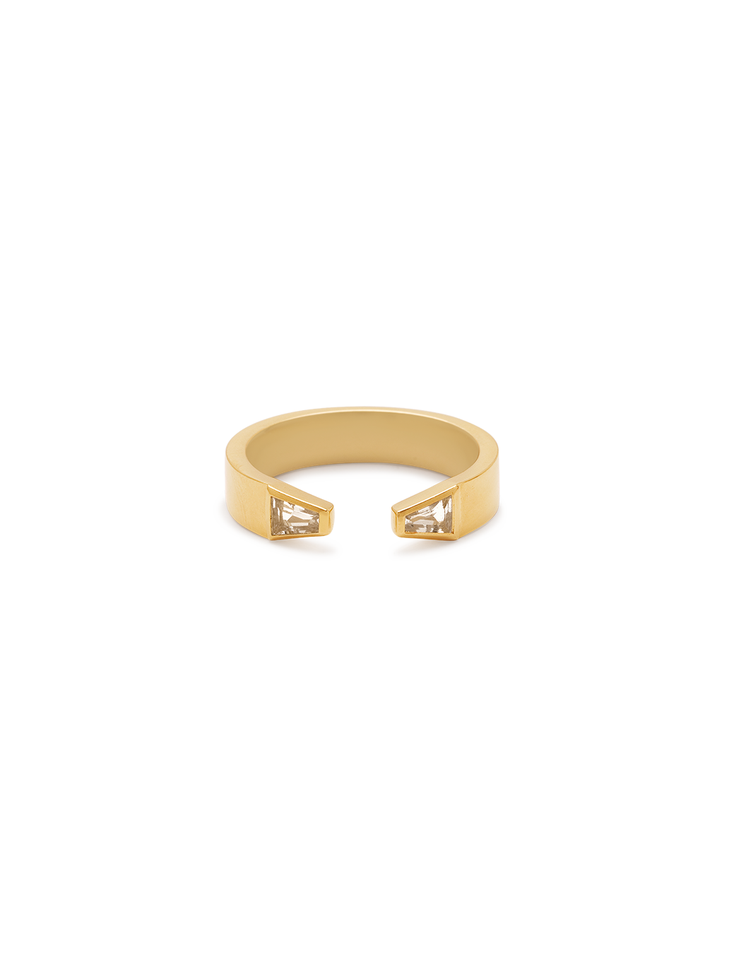 Open Tapered Baguette Ring